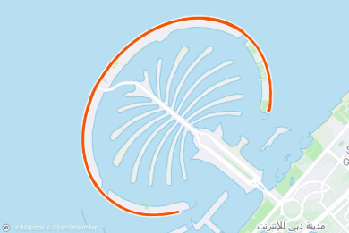 sitios para correr bici deporte dubai aire libre